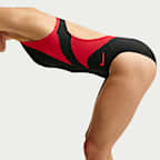 Traje de baño de una sola pieza con espalda deportiva para mujer Nike Swim HydraStrong Fly