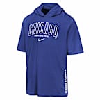 Playera con gorro Nike Dri-FIT de la MLB para niños talla grande Chicago Cubs