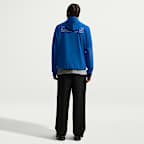 Chamarra Nike de la NFL de medio cierre con gorro para hombre Indianapolis Colts Rivalries Collection Sideline Anorak