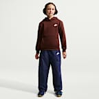 Sudadera con gorro sin cierre para niños talla grande Nike Sportswear Club Fleece
