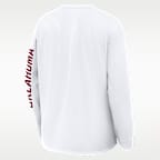 Playera de manga larga universitaria Nike para hombre Oklahoma Legacy