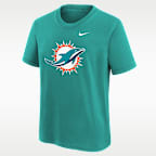 Playera de la NFL para niños talla grande Nike (Miami Dolphins)