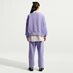 Sudadera de cuello redondo de tejido Fleece oversized para mujer Nike Sportswear Collection Essentials