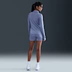 Playera de correr Dri-FIT UV de cierre de 1/4 para mujer Nike Swift