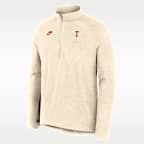 Playera de manga larga universitaria Nike Dri-FIT de medio cierre para hombre Texas Legacy Stride