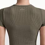 NikeSKIMS Ribbed Seamless Women's Short-Sleeve Top