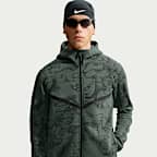 Nike Tech Men's Fleece Full-Zip All-Over-Print Windrunner Jacket