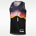 Jersey Nike de la NBA Swingman para niños talla grande Devin Booker Phoenix Suns City Edition