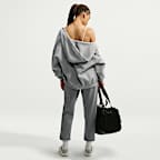 Pants Dri-FIT de tiro medio para mujer Nike Studio Fleece Sport