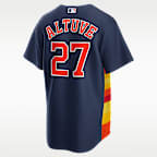 Jose Altuve Houston Astros Men's Nike MLB Replica Jersey