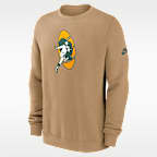 Green Bay Packers Swing Pass Rewind Club Men's Nike NFL Pullover Crew