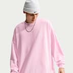 Sweatshirt de gola redonda em tecido moletão folgado Nike Sportswear Club para homem