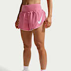 Nike Tempo Flow Swoosh Women's Dri-FIT Mid-Rise Brief-Lined Running Shorts