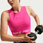 Nike Pro Women's Dri-FIT Cropped Tank Top