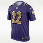 Jersey Nike Dri-FIT de la NFL Legend para hombre Derrick Henry Baltimore Ravens
