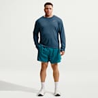 Nike Miler Dri-FIT wintertaugliches Lauf-Longsleeve mit UV-Schutz (Herren)