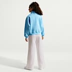 Pantalon à ourlet ouvert Nike Sportswear Studio Fleece pour fille