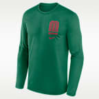 Mexico National Baseball Team 2026 World Baseball Classic 2-Hit Legend Men's Nike Dri-FIT Long-Sleeve T-Shirt