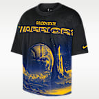 Golden State Warriors Courtside Men's Nike NBA Boxy T-Shirt
