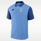 Brooklyn Dodgers Cooperstown Victory Men's Nike Dri-FIT MLB Polo