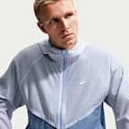 Chamarra de cierre completo sin forro con protección UV para hombre Nike Windrunner