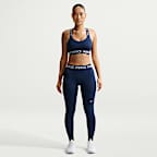 Nike Pro Women's Mid-Rise Full-Length Leggings