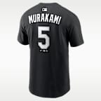 村上 宗隆 シカゴ ホワイトソックス ヒューズ メンズ ナイキ MLB Tシャツ