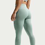 Nike Universa Leggings de longitud completa de talle alto sin costuras delanteras - Mujer