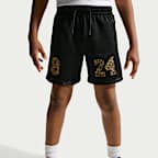 Shorts de básquetbol para niños talla grande Kobe