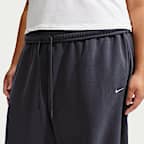 Nike Studio Fleece Medium Weight Women's Oversized High-Rise Cuffed Pants (Plus Size)