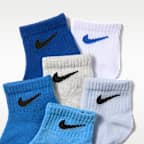 Calcetines al tobillo para bebé Nike Swoosh (6 pares)