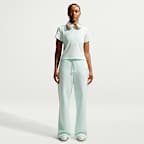 Tajt, ribbad kortärmad t-shirt Nike Sportswear för kvinnor