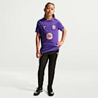 FC Barcelona Strike Away Kobe Dri-FIT Fußball-Kurzarmshirt (ältere Kinder)
