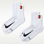 NikeCourt Multiplier Max Tennis Ankle Socks (2 Pairs)