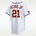 Jersey Nike Stadium para hombre Ronald Acuña Jr. Venezuela National Baseball Team 2026 World Baseball Classic