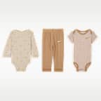 Nike Baby (0-9M) 3-Piece Bodysuits and Pants Set