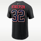 TreVeyon Henderson New England Patriots Carbon Men's Nike NFL T-Shirt