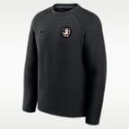 Florida State Tech Fleece Men's Nike College Pullover Crew