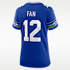 12s Seattle Seahawks 50th Anniversary Women’s Nike NFL Game Jersey
