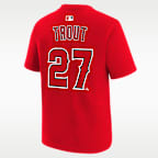 Mike Trout Los Angeles Angels Big Kid's Nike MLB T-Shirt