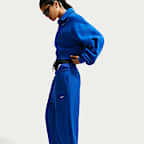 Nike Studio Fleece zware oversized damesjoggingbroek met hoge taille
