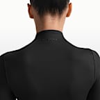 Playera de manga larga con cuello alto de medio cierre para mujer NikeSKIMS Matte