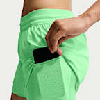 Nike Swift Women's Dri-FIT Mid-Rise 2-in-1 Running Shorts