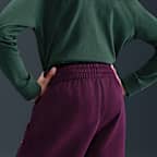 Pants holgados para niños talla grande Nike Sportswear Club Fleece