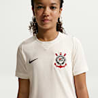 S.C. Corinthians 2026/27 Stadium Home Big Kids' Nike Dri-FIT Soccer Replica Jersey