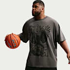 T-shirt de basquetebol folgada Nike para homem