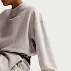 Nike Studio Fleece Heavyweight Women's Oversized Crew