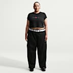 Playera cropped entallada para mujer (talla grande) Nike Sportswear Chill Knit