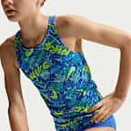 Nike Swim Big Kids' (Girls') Spiderback Tankini Set