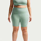 Nike One Bike Shorts mit Taschen und hohem Bund für Damen (ca. 20,5 cm, große Größe)